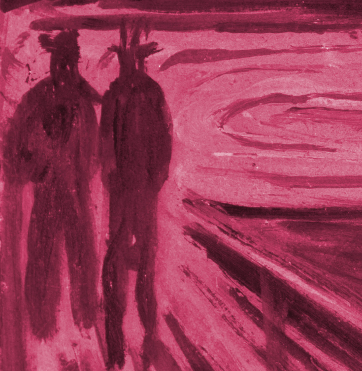 Edvard Munch: Der Schrei. Detail